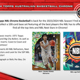 2023-24 Topps NBL Chrome Basketball Hobby Pack