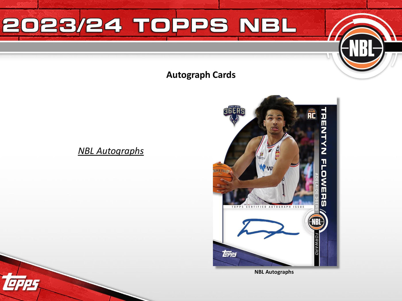 2023-24 Topps NBL Basketball Hobby Pack