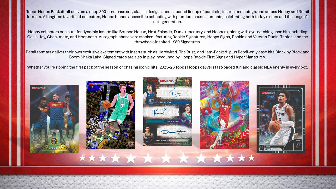 2025-26 Topps Hoops Basketball Blaster Box