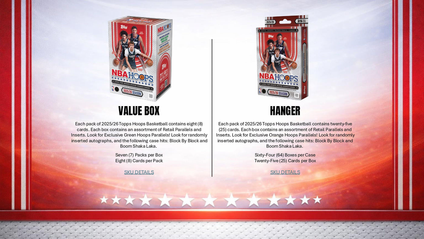 2025-26 Topps Hoops Basketball Hobby Pack