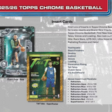 2025-26 Topps Chrome Basketball Hobby Box